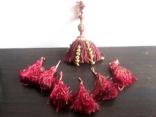 Lot de pompons galons Fauteuil canapé Opéra de Paris 1860 époque Napoléon III 