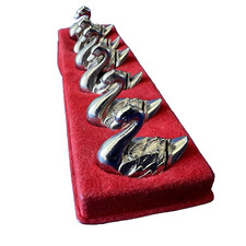 6 Petits cygnes porte-menu ou