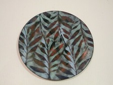 Ray Storch Enamelware Plate, Leaves
