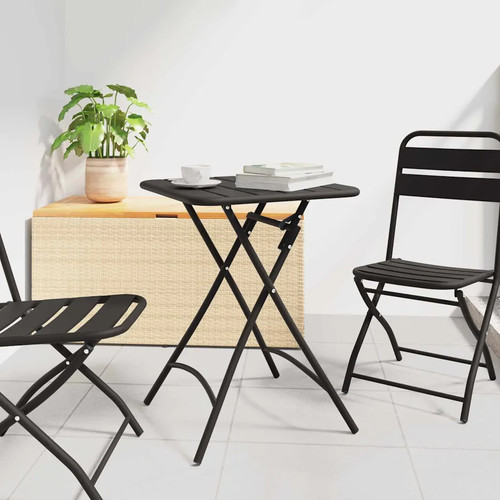 Table bistrot acier - table,