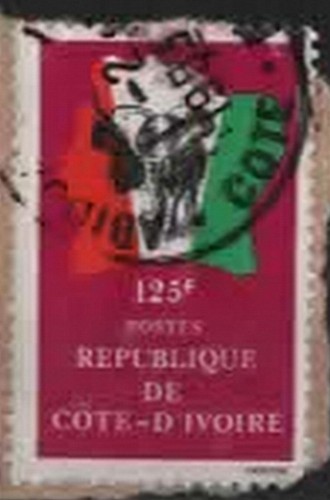 1981 côte ivoire drapeau - 1981., d'ivoire.