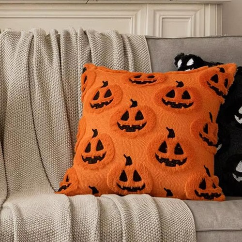 Coussin automne brodé - coussin, de