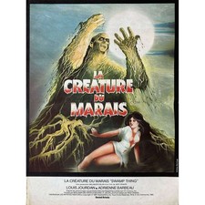 SWAMP THING French Movie Poster  - 15x21 in. - 1982 - Wes Craven, Adrienne Barbe