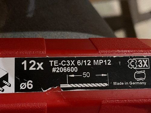 Hilti forets sds diamètre - forets,