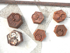 Série de 6 poids hexagonaux