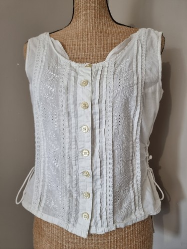 Vintage 90s top blouse bustier - vintage,