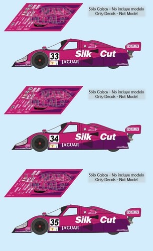 Décal jaguar xjr mans - jaguar,