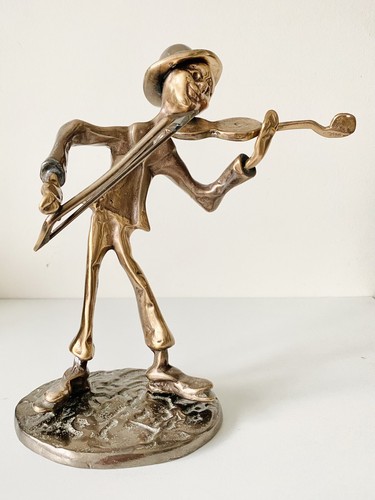 Violoniste sculpture en - sculpture,