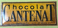 PLAQUE PUBLICITAIRE EN TOLE