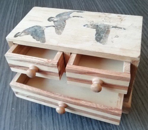 Boite bois forme - forme, commode