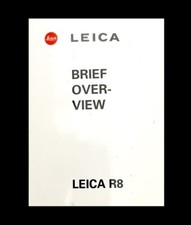 LEICA BRIEFOVER-VIEW LEICA R8 (Anglais) - Leica Camera AG