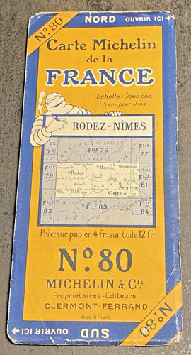 Carte michelin 80 - , n°