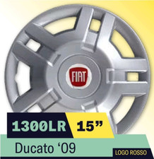 LOT DE 4 ENJOLIVEURS 15'' POUR FIAT DUCATO 2009 > 1300LR
