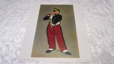 Ancienne Lithographie E. Manet " Le Fifre " Edition Braun & Cie