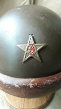 insigne plaque  casque  adrian 3e  spahis. ww2  italie provence 1944  liberation