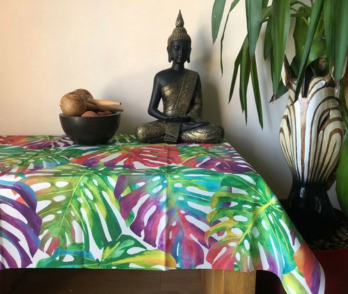 Tissu feuille palmier - tissu,