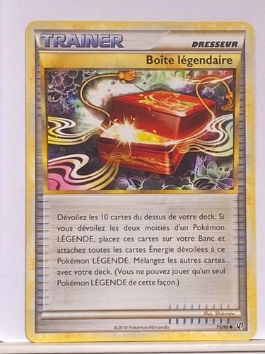 Boite légendaire hgss - légendaire, 75/90