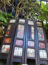 PARAVENT de TABLE CHINOIS XIX