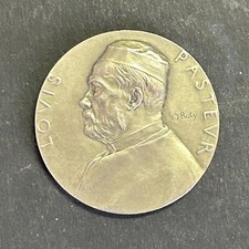 Médaille en argent, Institut Pasteur, Louis Pasteur (1888)