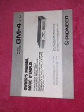 Pioneer Vintage Component  Youngtimes  Manual GM 4 KEX CDX KEH DEH DEX