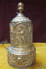 Ancien pied de lampe en laiton