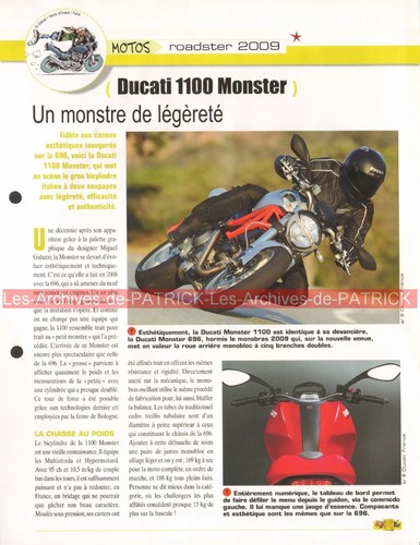 Ducati 1100 monster 2009 - 1100,