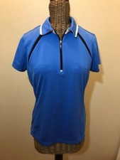 IZOD GOLF - ROYAL BLUE BLACK WHITE POLO SHIRT - SP
