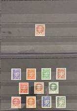 Très belle série complète de Libération d'Annemasse n°s 1 à 11 "surchargés 18/08