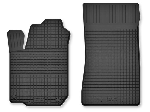 Tapis avant caoutchouc bac
