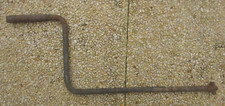 Manivelle de cric - Véhicules anciens - Longueur 55 cm