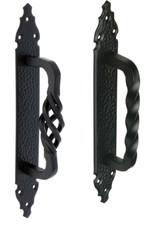 Poignée de Porte Noir Déco Anschraubgriff Barre D'Appui Antique Griffe Rustique