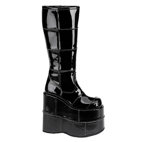 Black platform knee - 7",