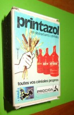 ANCIENNE GROSSE BOITE D'ALLUMETTES PRINTAZOL DESERBANTS CEREALES OUI NON VIDE