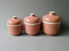 3 boites gigognes en bakélite laquée, Chabrières et Cie, Japon des années 70