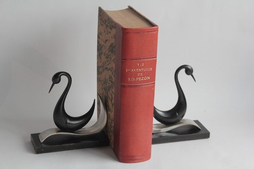 Paire serre livres bronze - paire,