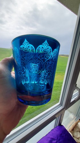 Verre décoratif type - verre, oriental