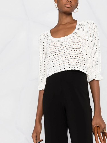 Maje women white knit - women's,
