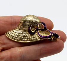 Broche Vintage Chapeau de
