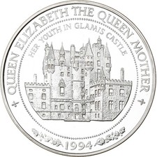 Samoa, Élisabeth II, 10 Dollars, Glamis Castle, 1994, Argent, FDC
