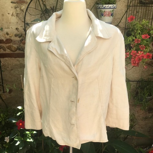 Veste blazer blanc casse - blazer,