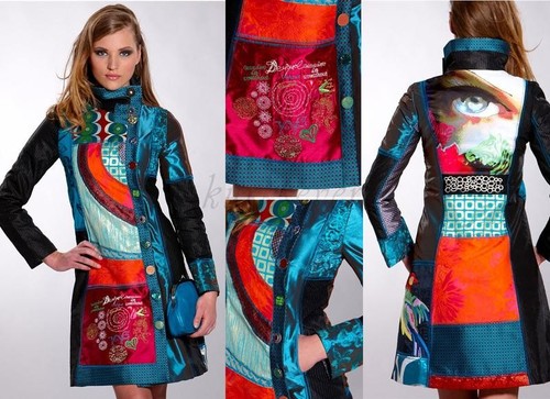 Desigual multicolored coat