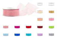 Ruban organza mousseline 25 mm