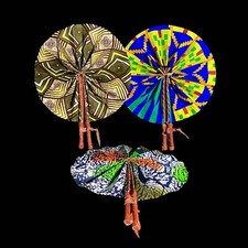 Lot de 3 ventilateurs à main