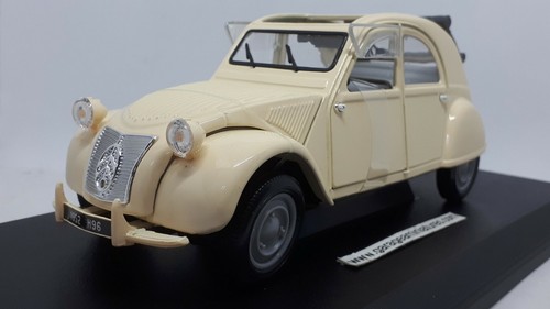 Citroen 2cv beige decapotee - beige,