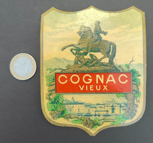 Ancienne étiquette vieux - ancienne,