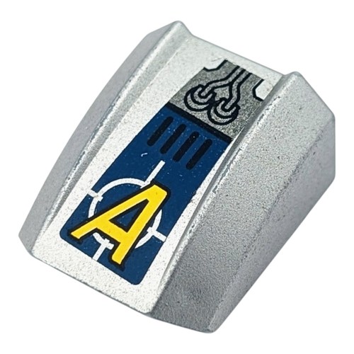 Lego pièce argent bleu - lego,
