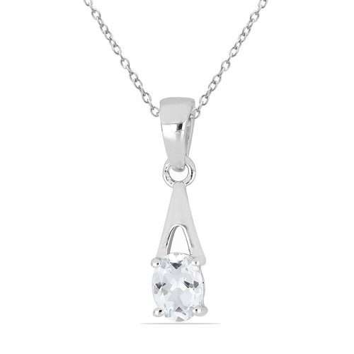Pendentif aigue marine de - pendentif, en