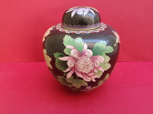 Pot couvert gingembre émail - couvert,