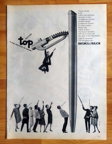 Publicité papier stylo - -,
