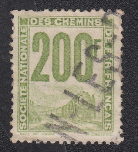 Timbre france 1944 sncf - timbre, 1944-47